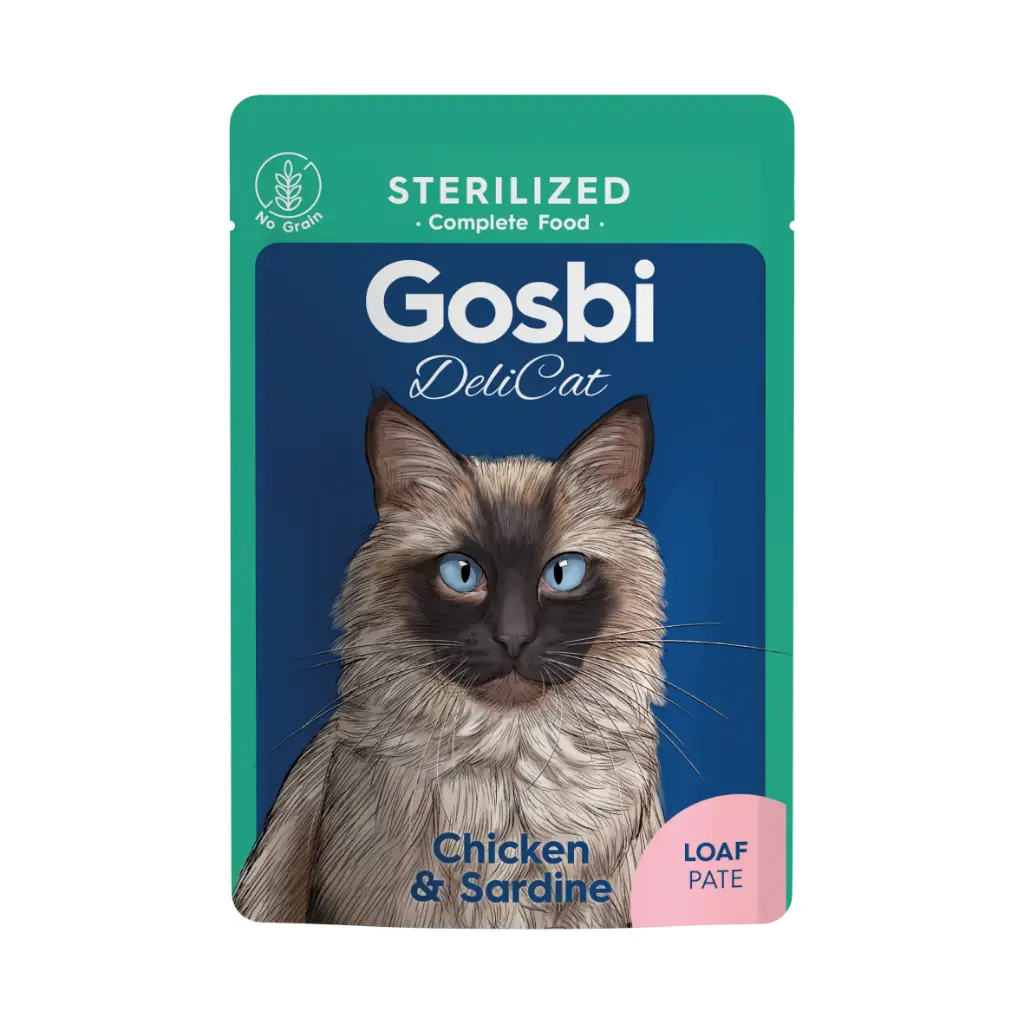 Gosbi Delicat Sterilized Chicken & Sardine Loaf