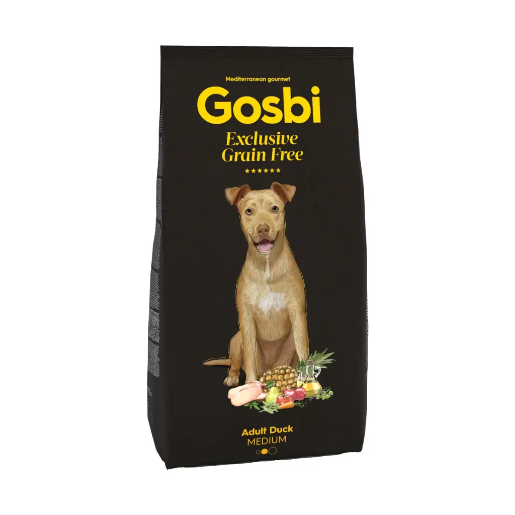 Gosbi Exclusive Grain Free Adult Duck Medium (3 kg)