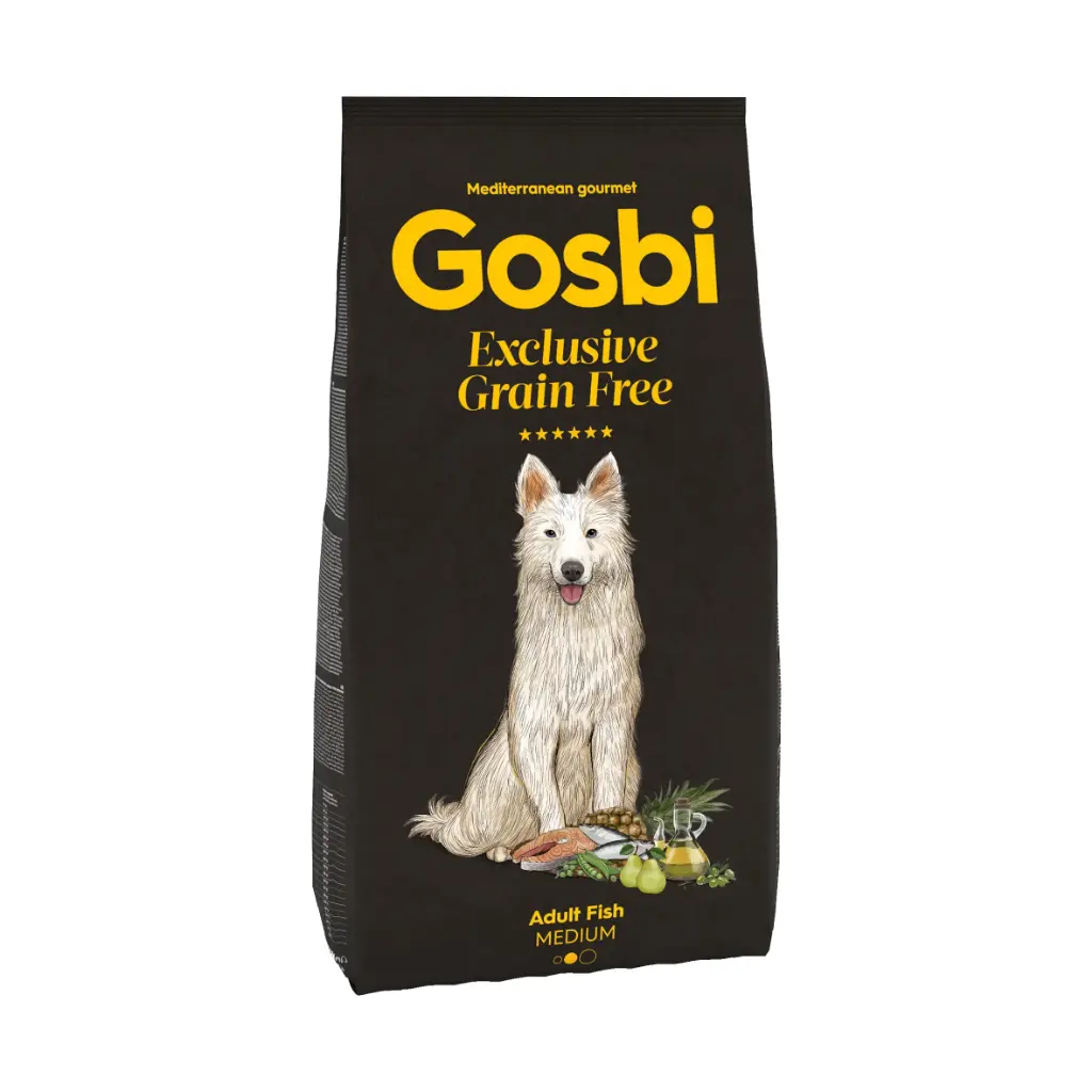 [00918] Gosbi Exclusive Grain Free Adult Fish Medium (3 kg)