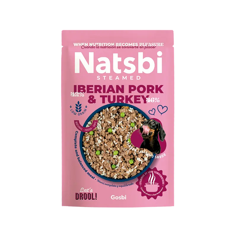 [72173] Natsbi Steamed Iberian Pork & Turkey (15 x 200 g)