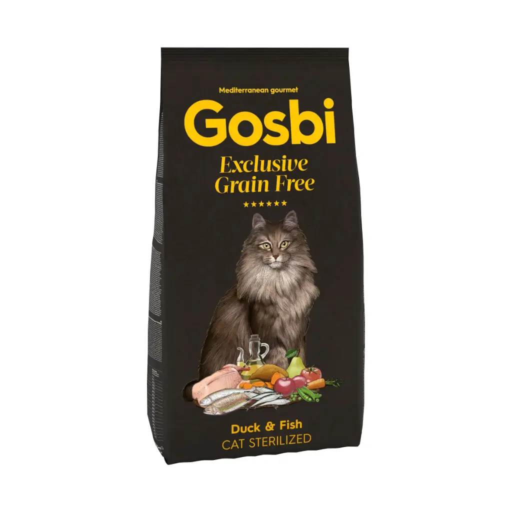 Gosbi Exclusive Grain Free Duck & Fish Cat Sterilized (2 kg)