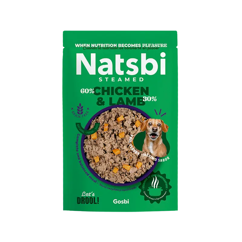 Natsbi Steamed Chicken & Lamb (500 g)