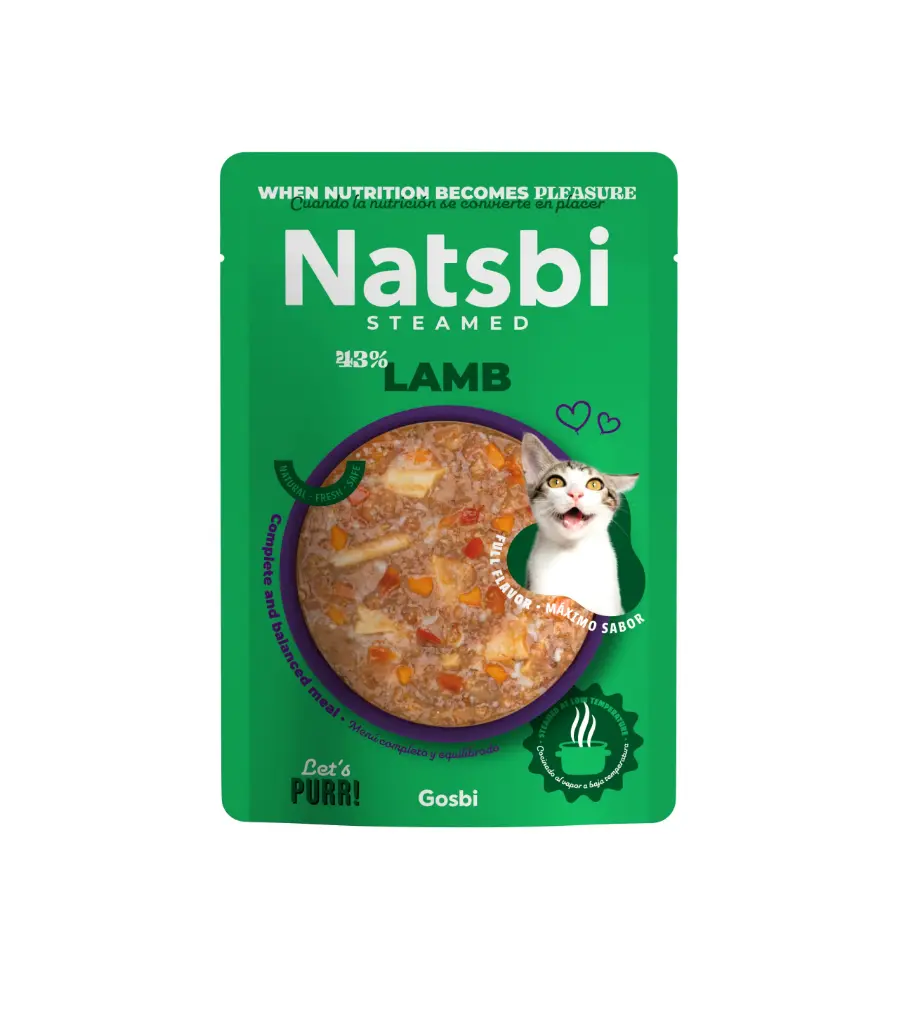 Natsbi Cat Steamed Lamb (16 x 80g)