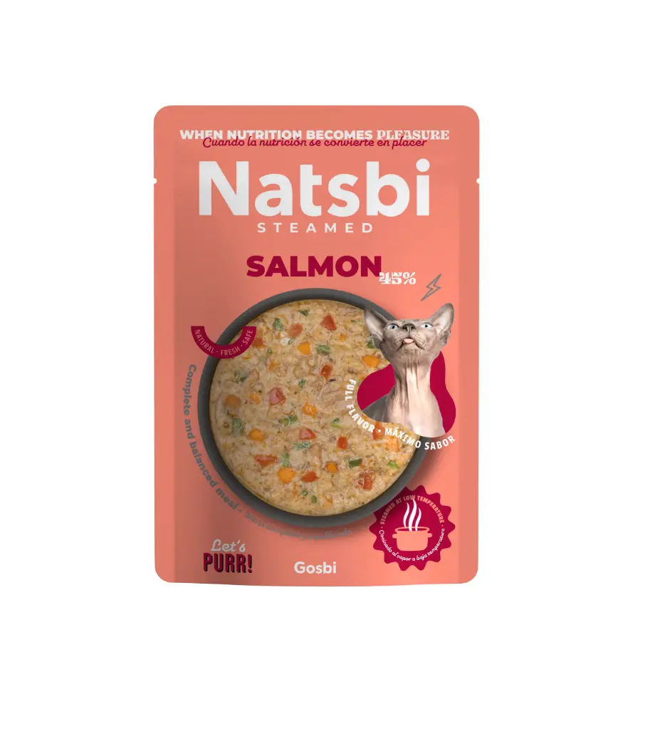 [72159] Natsbi Cat Steamed Salmon (16 x 80g)