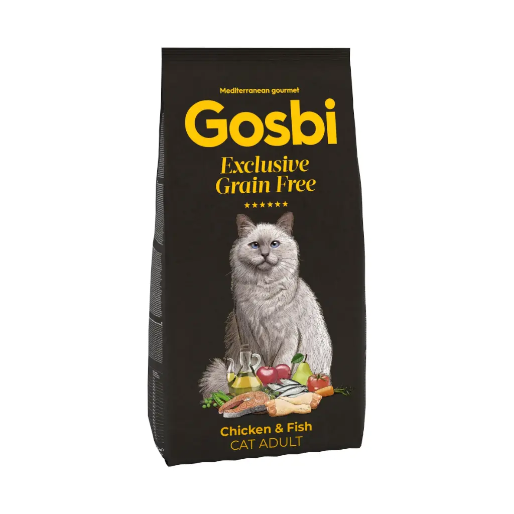 Gosbi Exclusive Grain Free Chicken & Fish Cat Adult (2 kg)